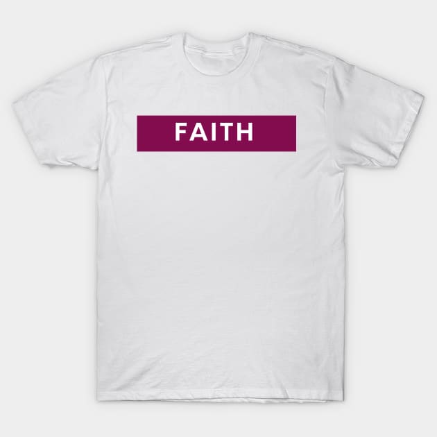 faith T-Shirt by Christian custom designz